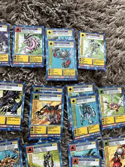 184 x Vintage 1999 Digimon Digi-Battle Lot Bandai Large Variety Cards Bundle - Image 4