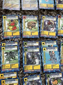 184 x Vintage 1999 Digimon Digi-Battle Lot Bandai Large Variety Cards Bundle - Image 5