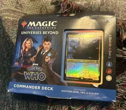 Magic the Gathering CCG: Doctor Who Commander Deck - Timey-Wimey 195166228815 - Image 1
