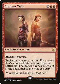 [MTG] Splinter Twin (129) (MM2) NM - Image 1