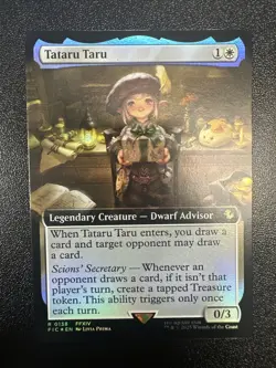 Tataru Taru (Extended Art) Commander: Final Fantasy Foil 0138 NM JL - Image 1