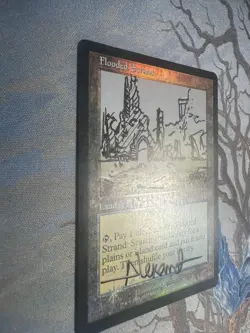 Flooded Strand Onslaught Foil LP Signed Altered - Image 2