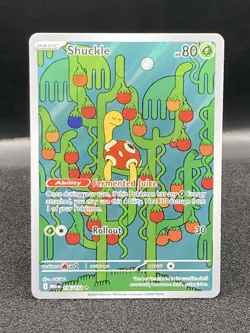 Pokemon TCG Mega Evolutions Shuckle 136/132 Illustration Rare - Image 1