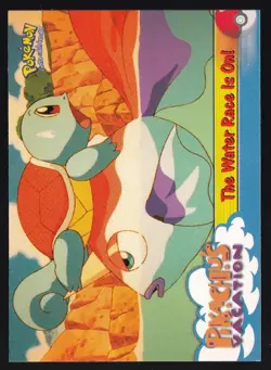 1999 Topps Pokemon Movie Pikachu's Vacation The Water Race Is On #47 - Image 1