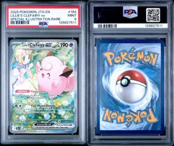 Lillie's Clefairy ex 184/159 Pokemon Sv09: Journey Together PSA 9 English SIR - Image 3