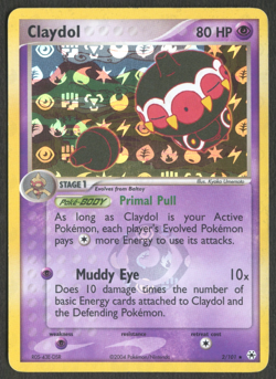 Pokemon TCG: Claydol 2/101 Ex Hidden Legends Holo Rare - Image 1