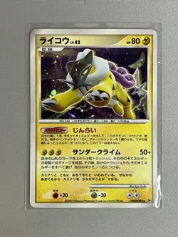 RAIKOU DPBP#293 DP3 SHINING DARKNESS POKEMON TCG JAPANESE RARE HOLO 2007 - Image 1