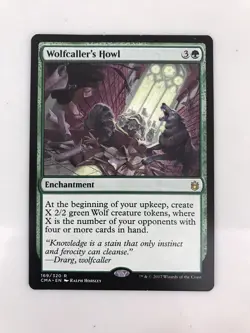 Wolfcaller's Howl MTG Magic the Gathering Card LP Lightly Played Anthology CMA - Image 1