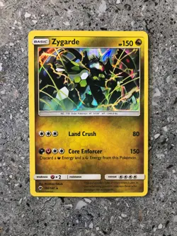 Pokemon TCG Cards Zygarde 100/147 Burning Shadows Holo Rare NM - Image 1