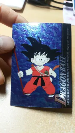 CARTE Dragon Ball DBZ - Trading card LETTRE CHROMIUM C1 - Image 1