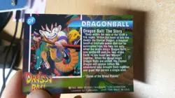 CARTE Dragon Ball DBZ - Trading card LETTRE CHROMIUM C1 - Image 2