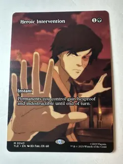 MTG Heroic Intervention Borderless Non Foil Avatar The Last Airbender - Image 1