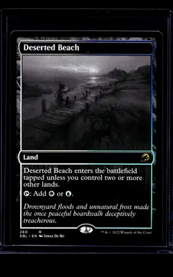2022 MTG Magic The Gathering DBL Innistrad Double Feature #260 Deserted Beach - Image 1