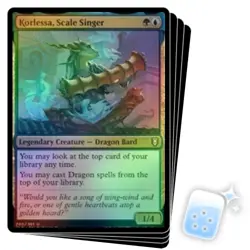 FOIL KORLESSA, SCALE SINGER X4 Commander Legends: Battle For Baldur's Gate MTG - Image 1