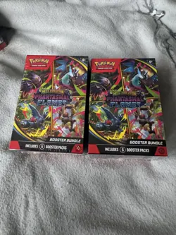 2X Pokemon TCG Mega Evolution Phantasmal Flames Booster Bundles Brand New Sealed - Image 1