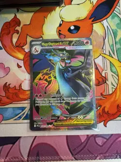 Mega Charizard x Ex Card 109/094 SR Full Art Pokemon Card English - Image 1