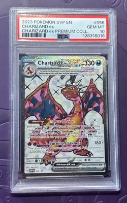 2023 Pokemon SVP EN Charizard ex # 056 Premium Collection PSA 10 🔥🔥🔥 - Image 1