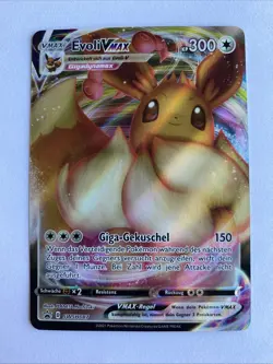 Evoli VMAX SWSH087 Glanzendes Schicksal Promo Pokemon Pokemon Karte Deutsch NM - Image 1