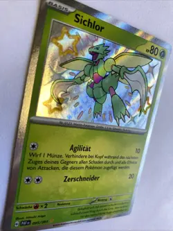 Sichlor 095/091 Shiny Paldeas Schicksale Pokemon Karte Deutsch - Image 2