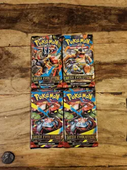 1x Mega Evolution Pokemon Booster Pack (10 Cards Per Pack) New And Sealed - Image 1