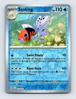 Seaking SV: Scarlet & Violet 151 Uncommon Reverse Holo 119/165 NM/LP Pokemon Car - Image 1