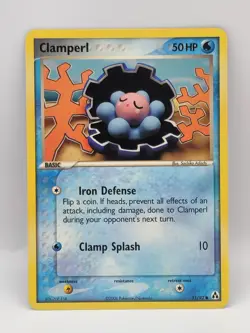 Clamperl 51/92 EX Legend Maker Pokemon Card NM/EXC/LP - Image 1