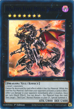 Red-Eyes Flare Metal Dragon - LDS1-EN015 - 1st Blue Ultra Rare (NM) Yu-Gi-Oh! - Image 1