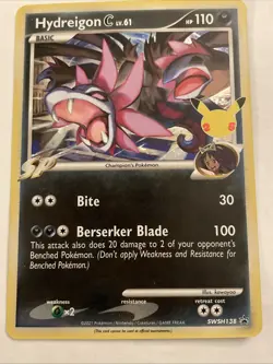 Hydreigon C lv.61 SWSH138 SWSH: Sword & Shield Promo Cards Holo - Image 3