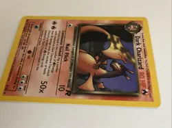 Dark Charizard 21/82 Pokemon Team Rocket Non Holo Rare WOTC Pokemon TCG Card NM - Image 4
