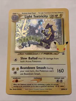 Light Toxtricity SWSH137 SWSH: Sword & Shield Promo Cards Holo - Image 1