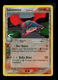 Salamence 14/113 EX Delta Species 2005 Holo Rare Pokemon Card TCG - Image 1