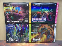 Magic the Gathering Omega Collector Box Lot - Aetherdrift Neon Edge Tarkir - New - Image 1