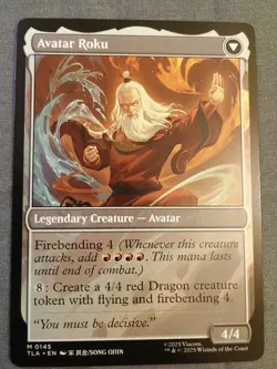 The Legend of Roku - 0145 - Avatar: The Last Airbender MTG NM R - Image 2