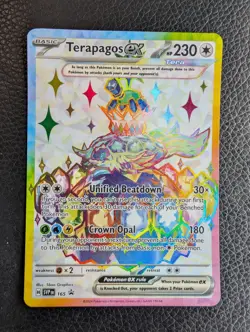 Terapagos ex - SVP165 Black Star Promo (Pokemon) Full Art Ultra Rare - Image 1