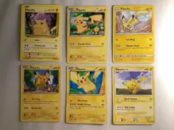 Pokemon TCG Pikachu Lot Of 6! NM, Lp, P, MP! - Image 1
