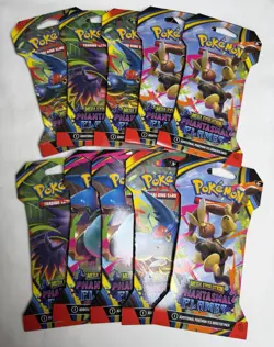 10x Phantasmal Flames Booster Packs - Sealed Lot - Pokemon TCG - Image 1