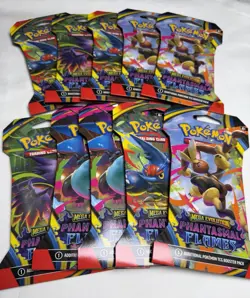10x Phantasmal Flames Booster Packs - Sealed Lot - Pokemon TCG - Image 2