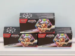 Pokemon TCG Scarlet & Violet Prismatic Evolutions Surprise Box Lot of 3 Sealed - Image 1