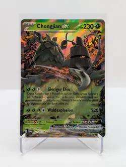 Pokemon Karte Chongjian ex 027/193 Entwicklungen in Paldea Deutsch NM Near Mint - Image 1