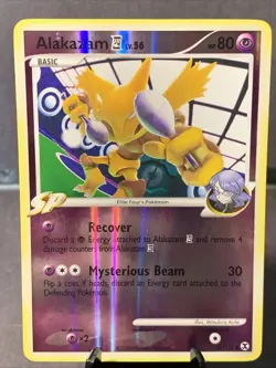 Pokemon TCG Alakazam #38/111 Rising Rivals Reverse Holo Uncommon 2009 - Image 1