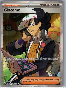 Giacomo 252/193 - Pokemon TCG SV02: Paldea Evolved - Full Art Ultra Rare (NM) - Image 1