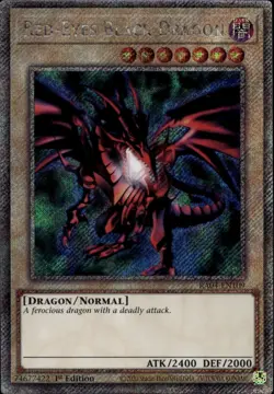Red-Eyes Black Dragon Alt Art 1st Ed Platinum Rare RA04-EN109 Yu-Gi-Oh! - Image 1