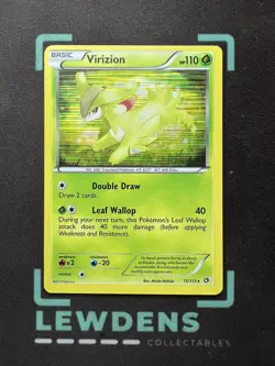 Virizion - 15/113 - Holo Rare - B&W Legendary Treasures - Pokemon Card - Image 1