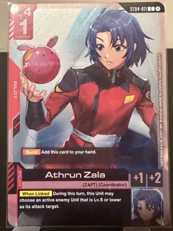 Athrun Zala ST04-011 Gundam Card Game Tournament Participation Promo Prize Alt - Image 1