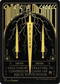 MTG English Swords to Plowshares (Foil Etched) NM Foil Secret Lair - Image 1