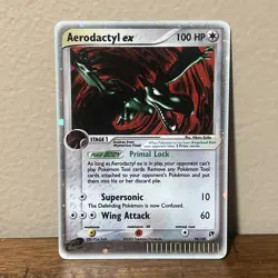 Aerodactyl ex 94/100 Sandstorm Holo MP Range Pokemon Card - Image 1