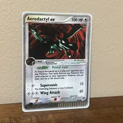 Aerodactyl ex 94/100 Sandstorm Holo MP Range Pokemon Card - Image 3