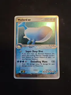 Wailord EX Sandstorm Holo Card 100/100 LP/MP Copy 💢💥💢 - Image 1