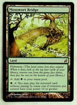 Mosswort Bridge - Lorwyn Ed. - 2007 -Magic the Gathering Card - Image 1