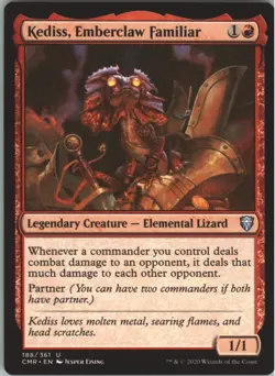 Kediss, Emberclaw Familiar Commander Legends #188 NM MTG - Image 1
